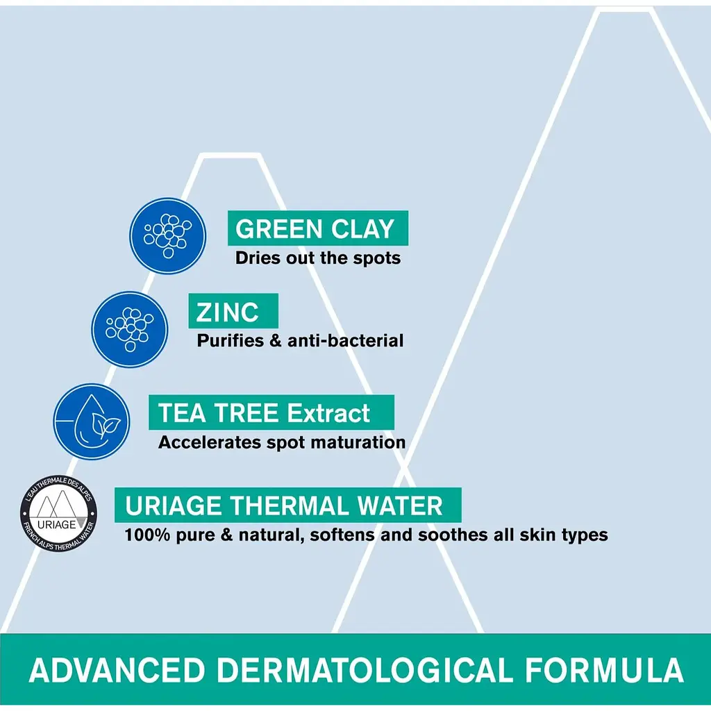Паста от сыпи Uriage Eau Thermale SOS-уход для жирной и проблемной кожи 15 мл - фото 7