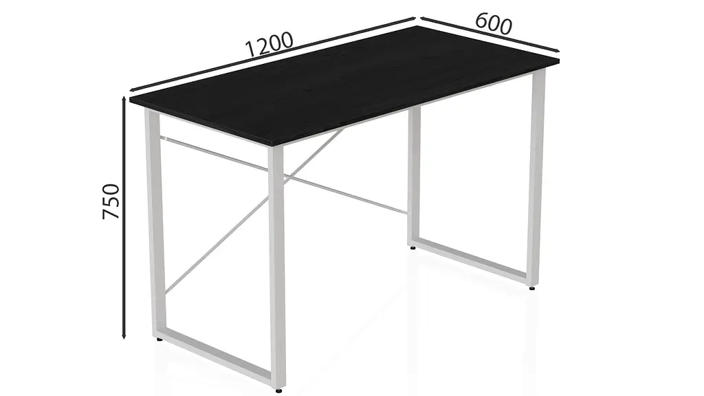 Комп'ютерний стіл Дейв 75x120x60 білий ДСП Сосна Кембра 32мм FRD-102155 - фото 3