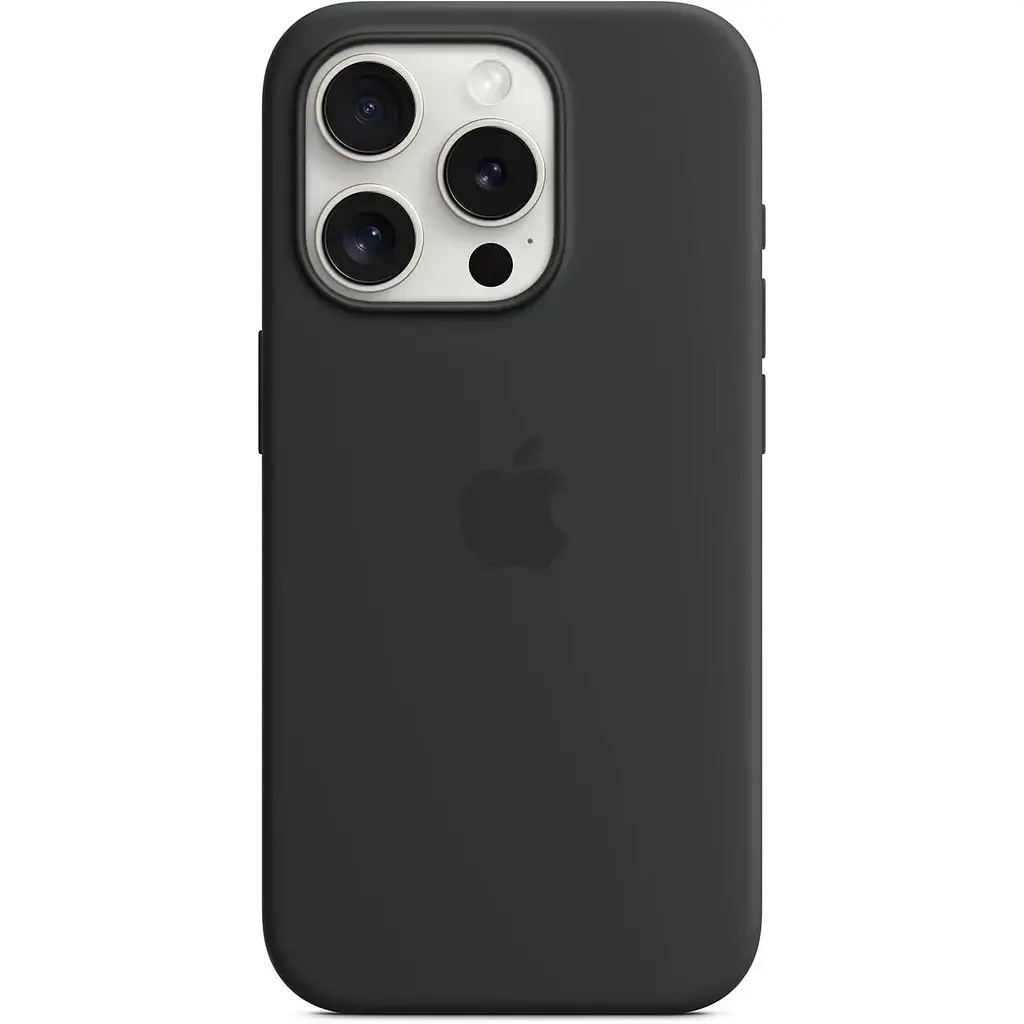 Оригінальний силіконовий чохол Apple Silicone Case MagSafe для iPhone 15 Pro (6.1") Midnight MT1A3ZM/A - фото 8