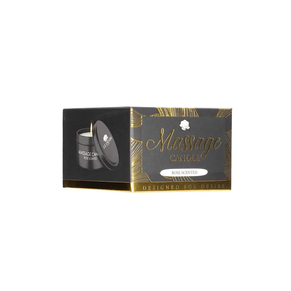 Масажна свічка Le Desir Erotic Massage Candle Rose Scented, 100 г - фото 3
