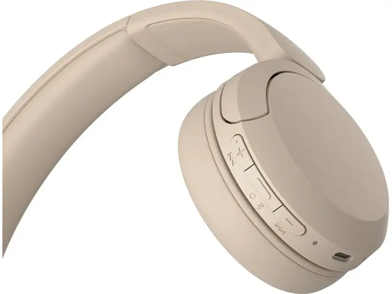 Навушники з мікрофоном Sony WH-CH520 Cream - фото 2