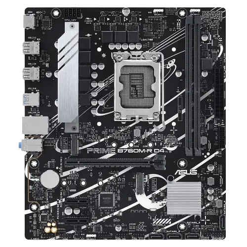 Материнська плата Asus B760M-R Prime D4 LGA 1700 (PRIME B760M-R D4) - фото 2