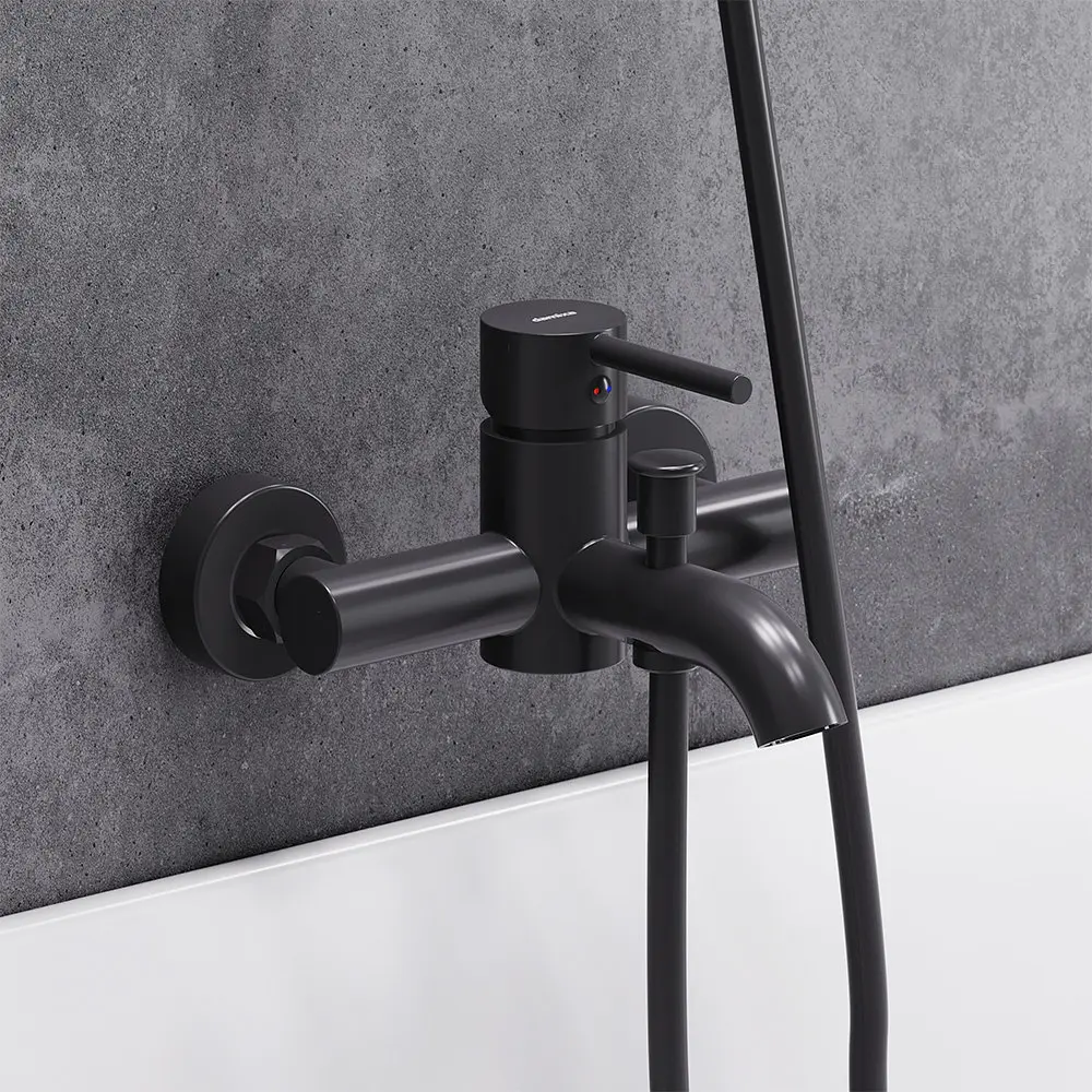 Змішувач для ванни Damixa Scandinavian Pure black 361000300 - фото 3