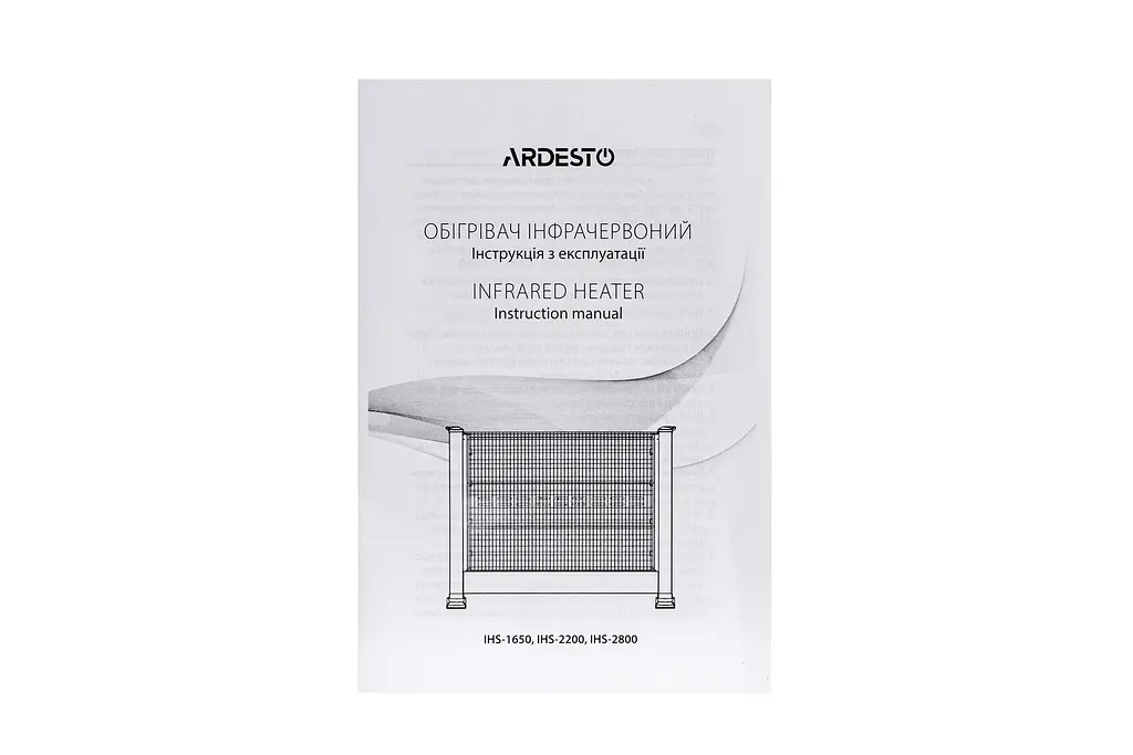 Обігрівач Ardesto інфрачервоний кварцевий, 22м2, 2200Вт, мех. управління, підлоговий, чорний - фото 9