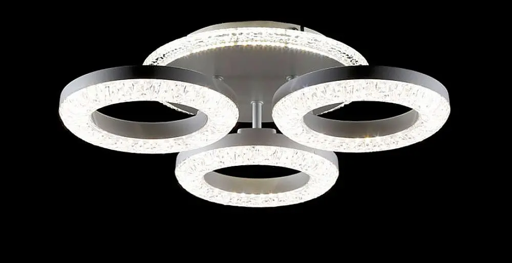 Люстра стельова LED Splendid Ray LT8003/3, 80W, білий, регулювання світла, сучасний стиль - фото 4