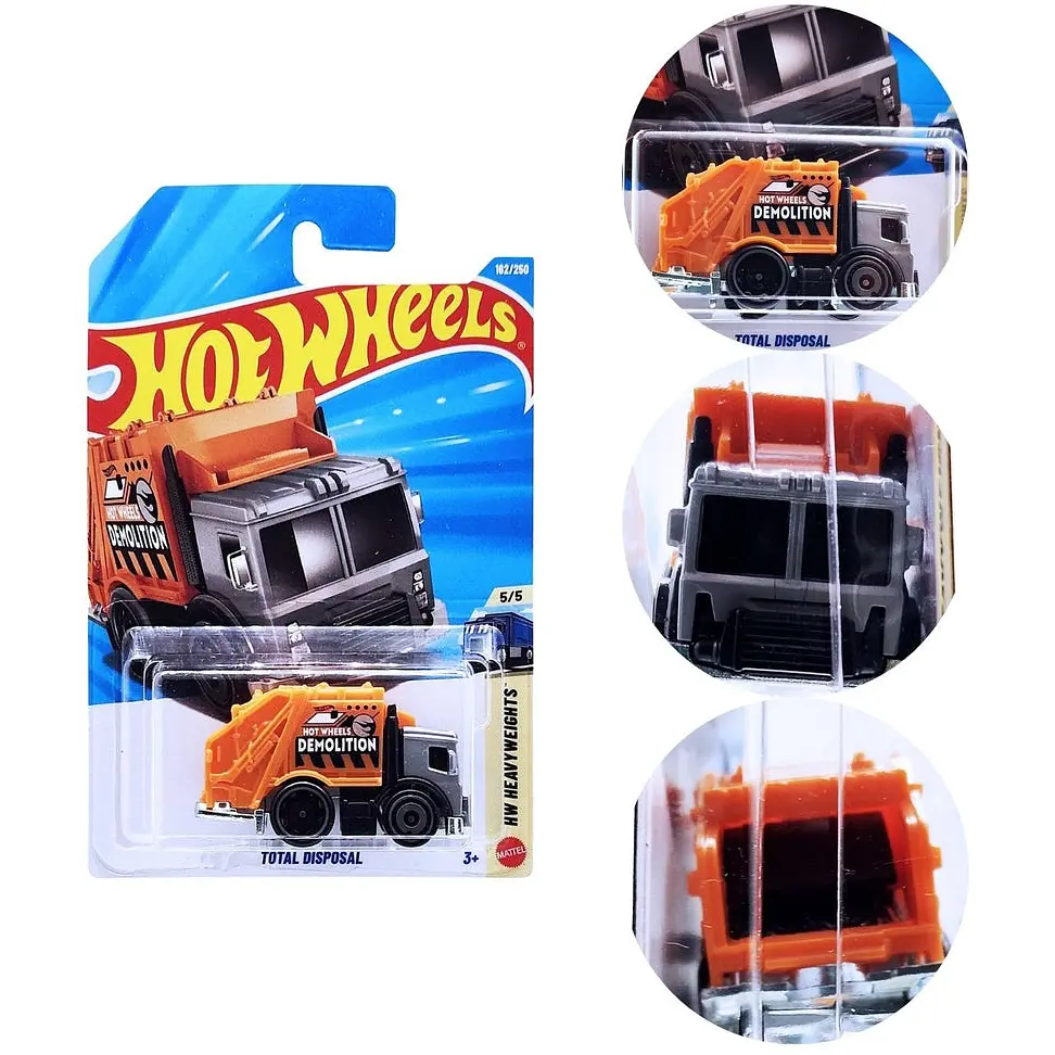 Базова машинка Hot Wheels HW Heavyweights Total Disposal помаранчева (5785) JJM07 - фото 2