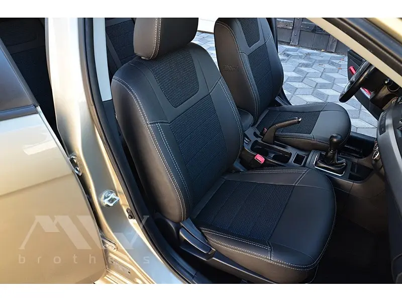 Авточохли модельні MW Brothers для Mitsubishi Lancer X c 2007 - фото 3