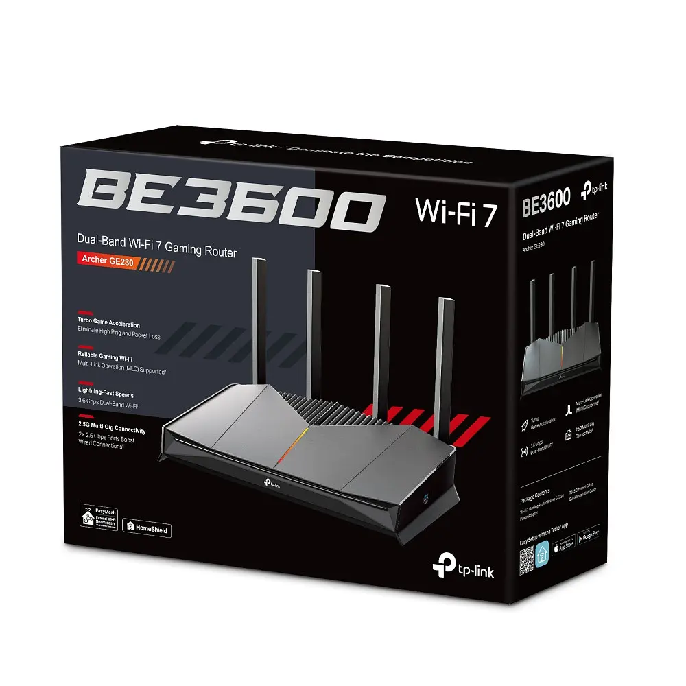 Маршрутизатор - роутер Wi-Fi-7 - TP-LINK Archer GE230 - фото 4