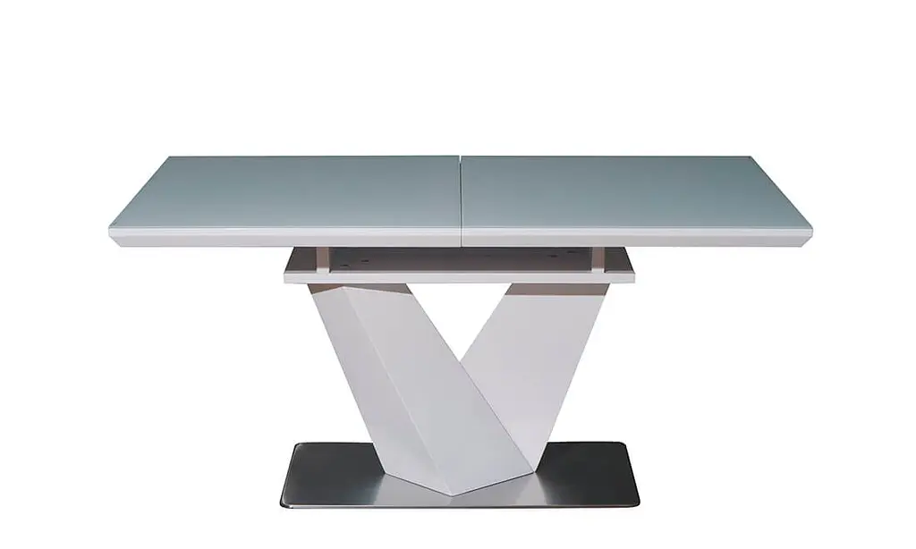 Стіл обідній Prestol Ніколь розкладний 160/220х90х76 см білий - фото 3