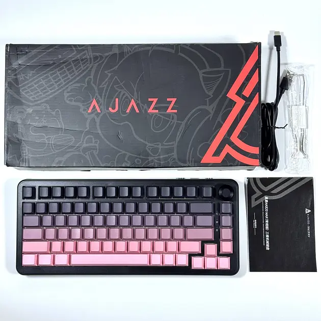 Клавиатура AJAZZ AK820 Max, Розовый - фото 2