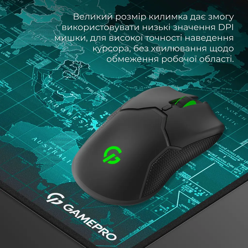 Ігрова поверхня GamePro Speed/Control Black (MP275M) - фото 7