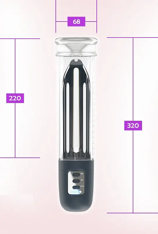 Вакуумна помпа автоматична Dorcel POWER PUMP PRO для задоволення чоловіків Dorcel SO1732 88171 - фото 3