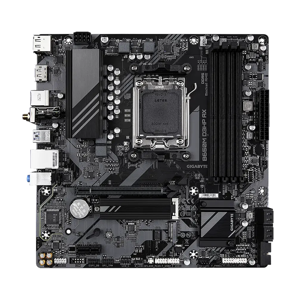Материнська плата Gigabyte B650M D3HP AX Socket AM5 (B650M D3HP AX) - фото 6