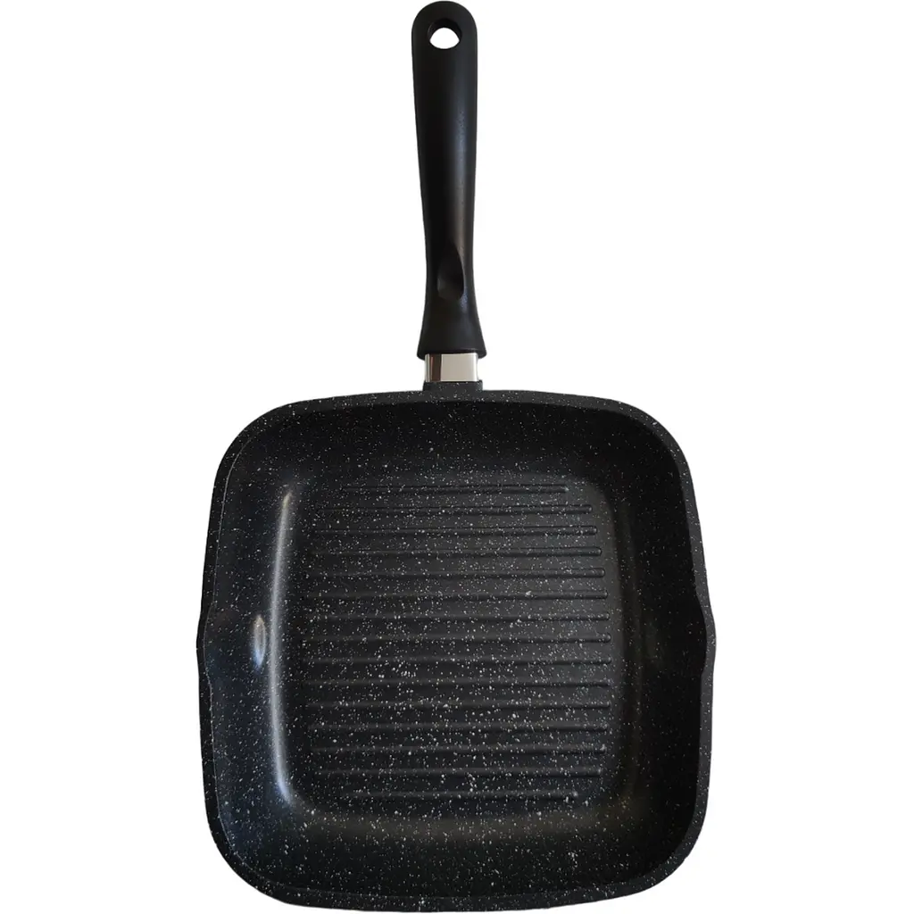 Пательня гриль Vezzer квадратна 24 см (VZ8052) - фото 2