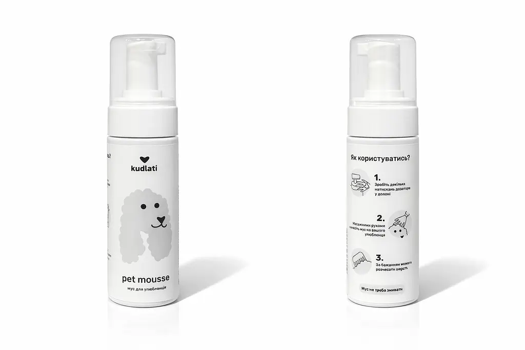 Мусс Kudlati успокаювающий увлажняющий с аминокислотами 150 мл  - фото 2