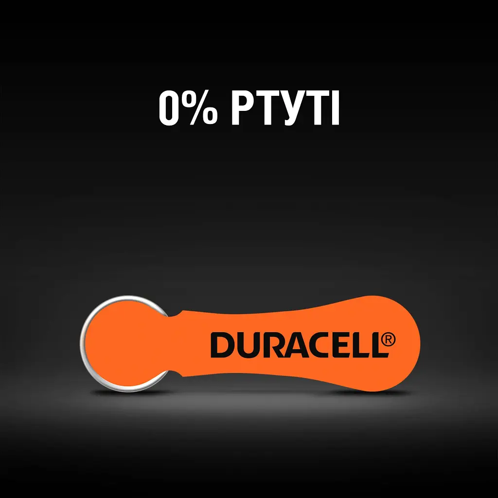 Батарейка Duracell для слухових апаратів розмір 13, 6 шт. в упаковці (5004322) - фото 7