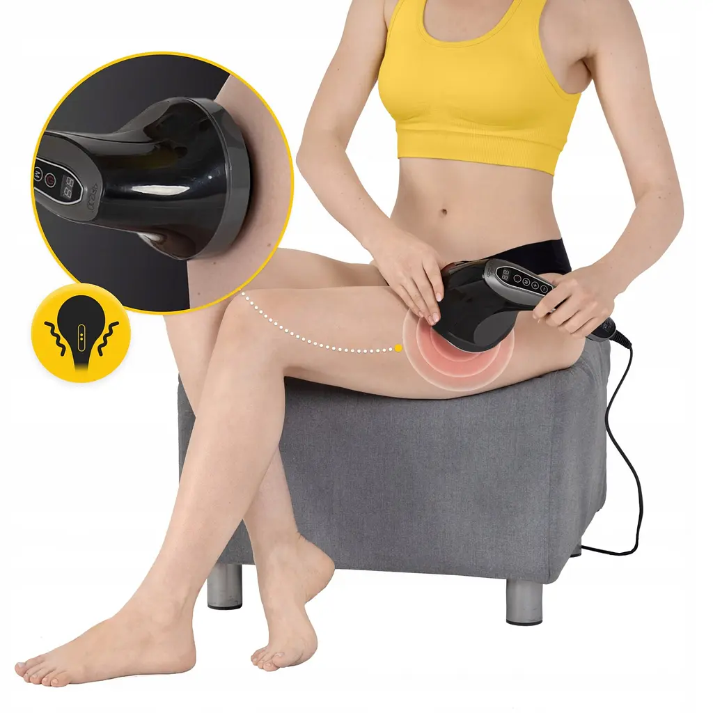 Антицелюлітний ручний масажер для тіла 4FIZJO Body Shaping 4 в 1 4FJ0558 Black (P-5907739319128) - фото 4