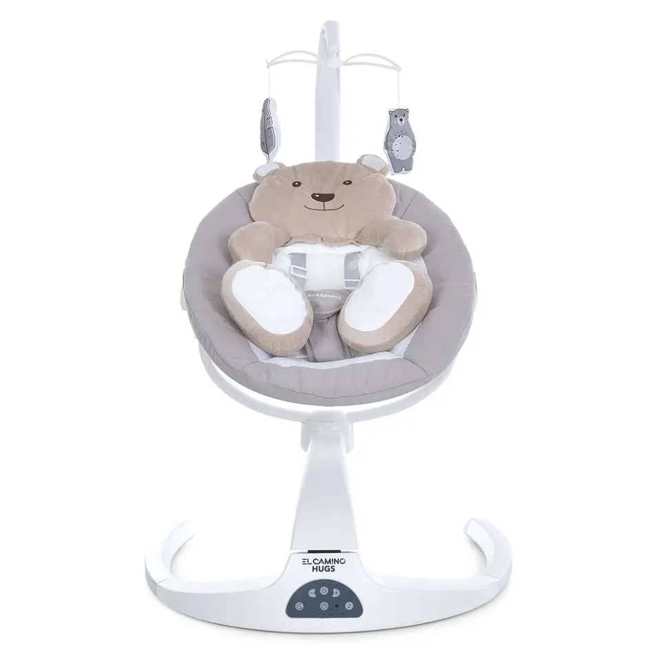 Заколисуючий центр-шезлонг El Camino HUGS ME 1077 Beige - фото 6