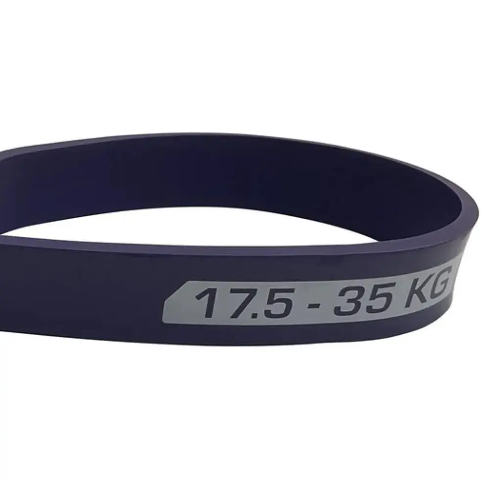 Резинка для фітнесу York Fitness 17,5-35кг - 2080x29x4,5 мм, фіолетовий - фото 4