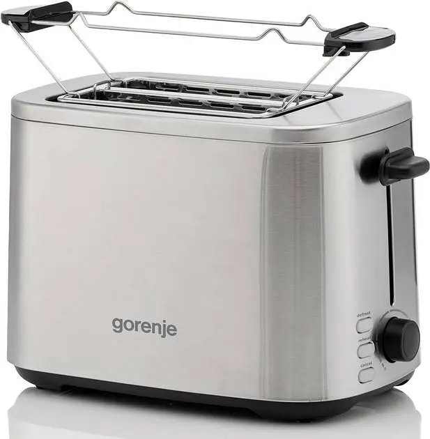 Тостер Gorenje T800DS 16.8х28.4х19.1 см Сріблястий (7040733) - фото 3