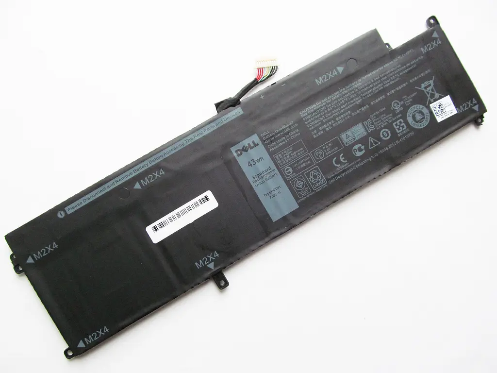 Акумулятор для ноутбука Dell Latitude E7370 P63NY, 5381 mAh (43Wh), 4cell, 7.6V, Li-ion, чорний - фото 3