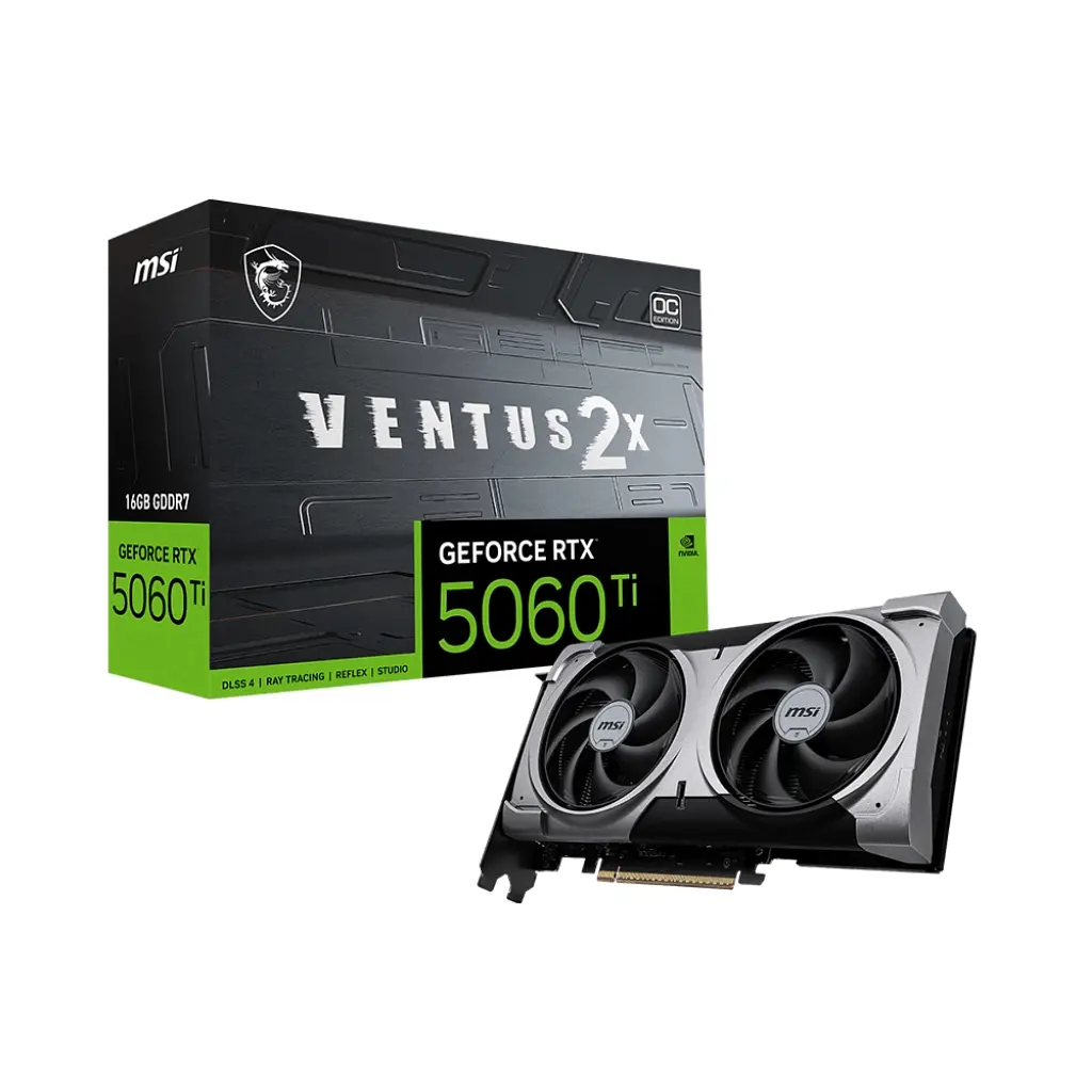 Відеокарта MSI GeForce RTX5060Ti 16Gb VENTUS 2X OC PLUS (RTX 5060 Ti 16G VENTUS 2X OC PLUS) - фото 5