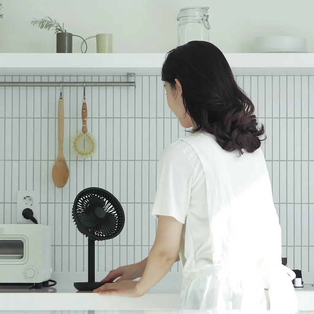 Портативний вентилятор Xiaomi SOLOVE Stand Fan F5 Black - фото 3