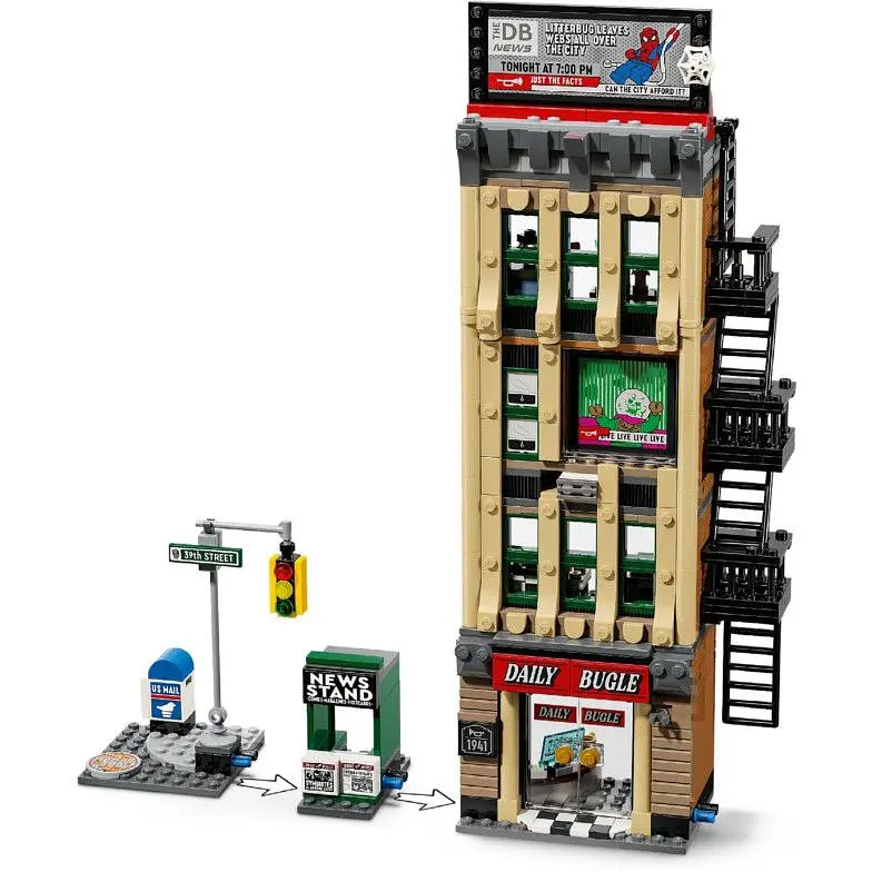 Конструктор LEGO Super Heroes Marvel Человек-паук против Мистерио: Дейли Бьюгл 781 деталь (76342) - фото 5