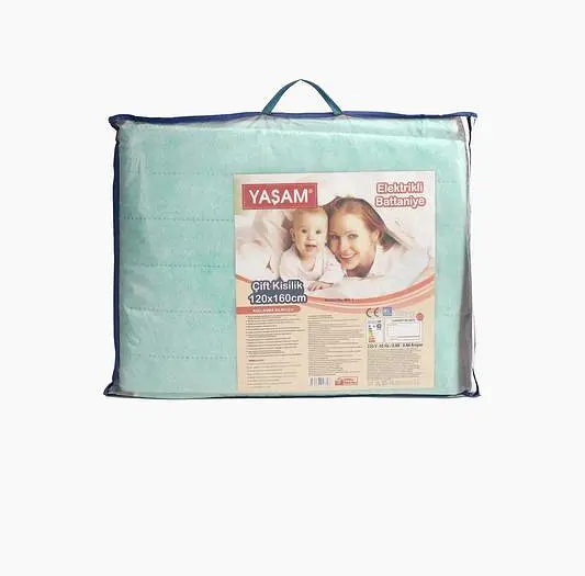 Электрическая простынь Yasam 120×160см с подогревом Бирюзовый - фото 6