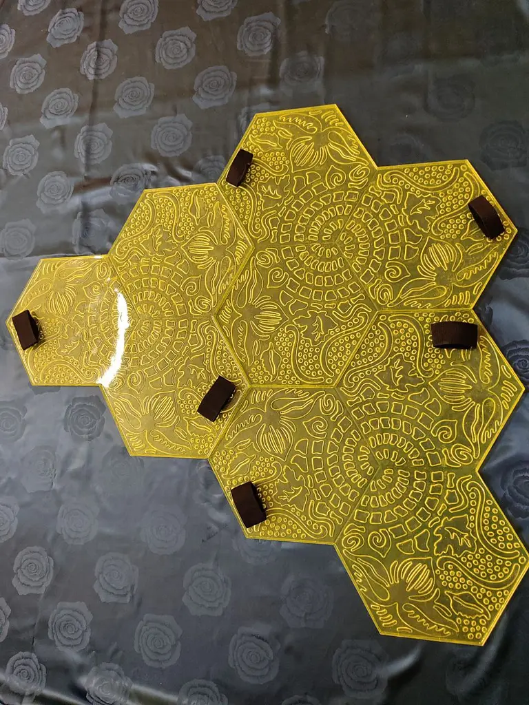 Гнучкий поліуретановий штамп - форма для відбитку по бетону та штукатурці A.N.B. ГАУДІ шестигранник - фото 11