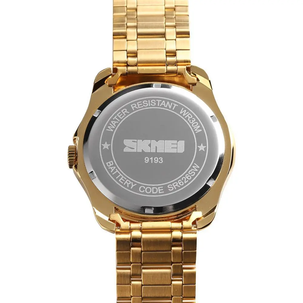 Часы наручные Skmei 9193 Gold Gold, 9193GDGD (18394) - фото 4