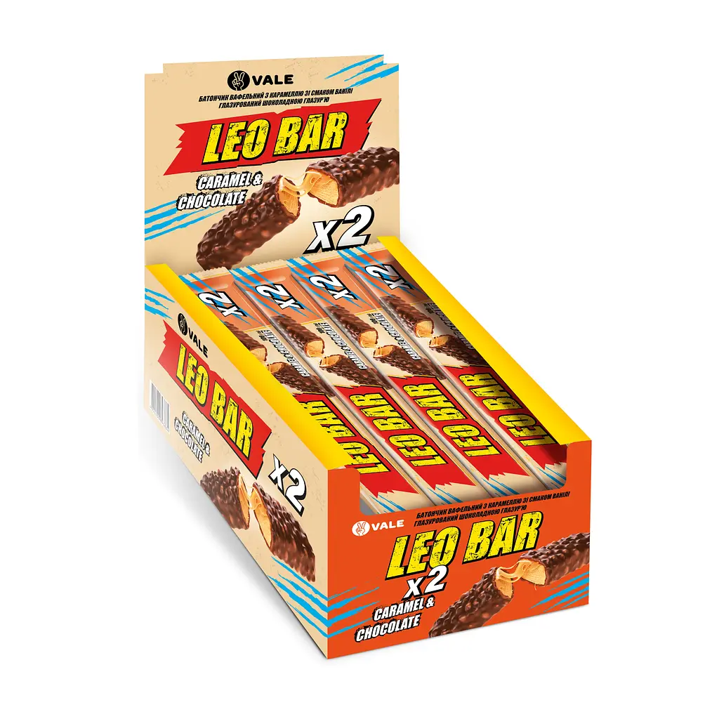 Батончики Leo Bar MAX — 15 × 100 г