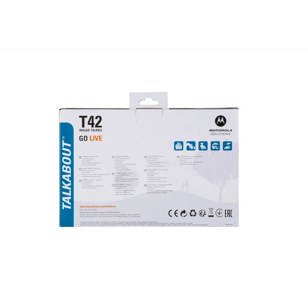Портативна рація Motorola TALKABOUT T42 Quad Pack (B4P00811MDKMAQ) - фото 6