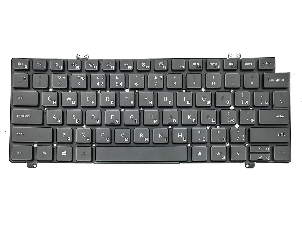 Клавіатура для DELL Latitude 5420, 7420, 7520 (рік 2021) (RU Black з підсвічуванням) Оригінал. - фото 3