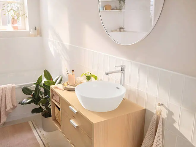 Змішувач для умивальника Hansgrohe Rebris S CoolStart без донного клапана chrome 72582000 - фото 2