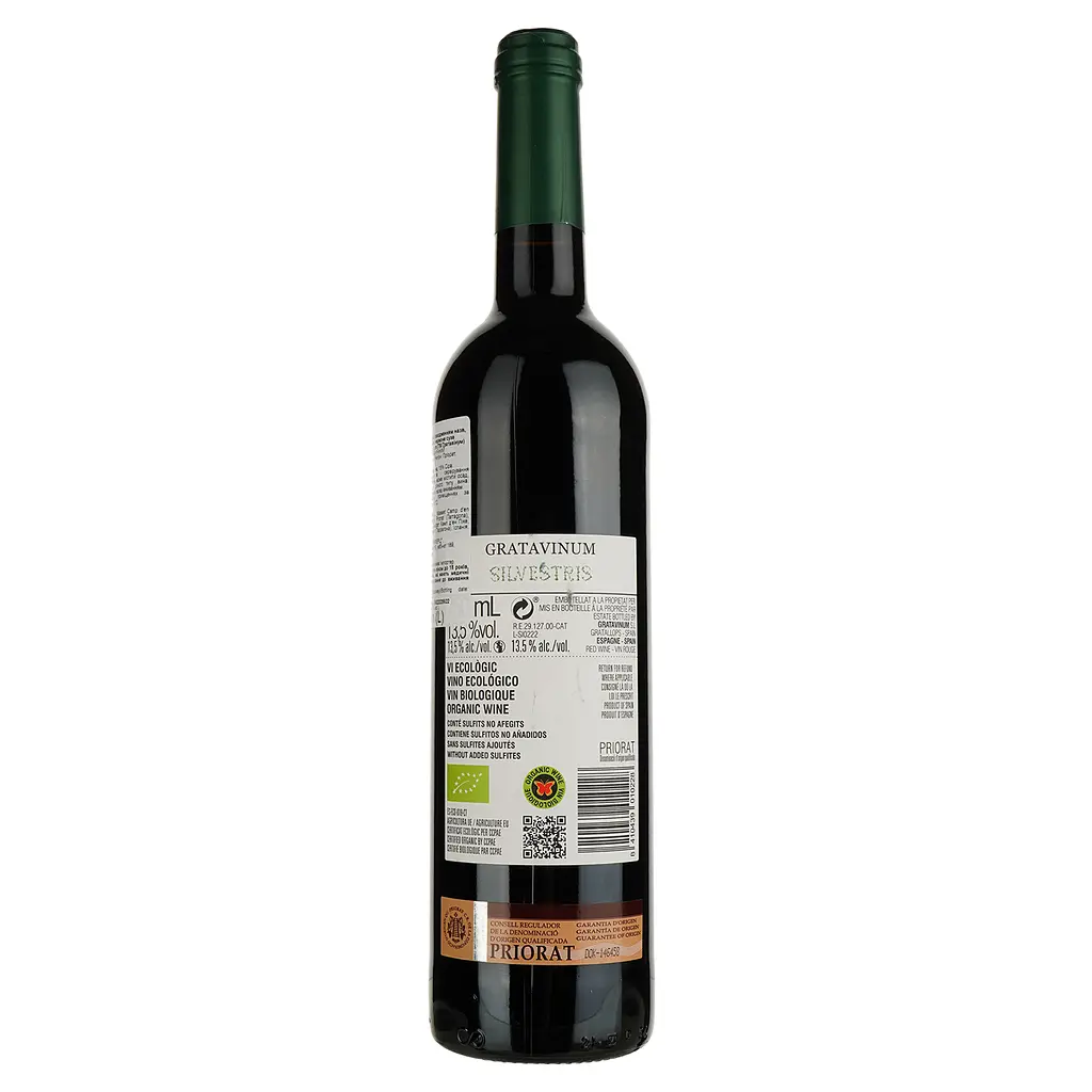 Вино Gratavinum Silvestris Priorat, 14,5%, 0,75 л (786910) - фото 2