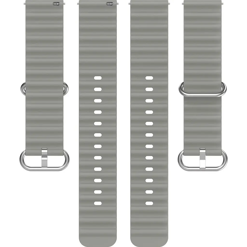 Універсальний ремінець для смарт-годинників DK Ocean Band 22 mm Grey [136592] - фото 3