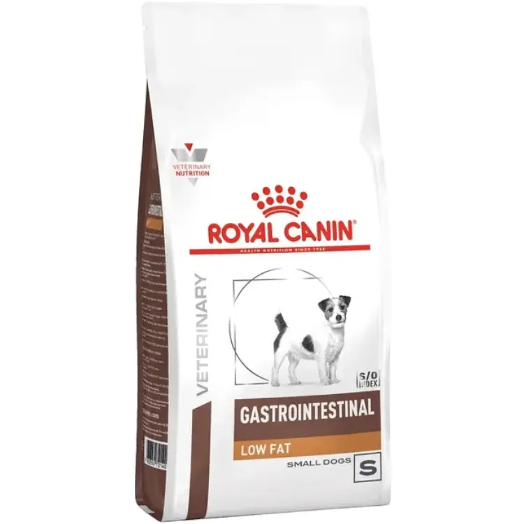 Сухий повнораціонний дієтичний корм для собак малих порід Royal Canin Veterinary Gastrointestinal Low Fat Small Dog при порушеннях травлення 3.5 кг