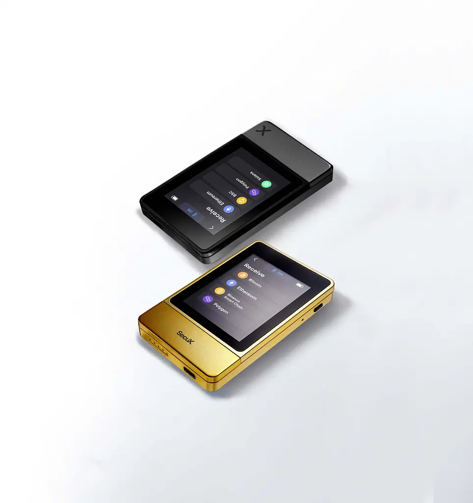Апаратний криптогаманець SecuX NeoGold із сенсорним екраном, Bluetooth та USB-C — Золотий - фото 11