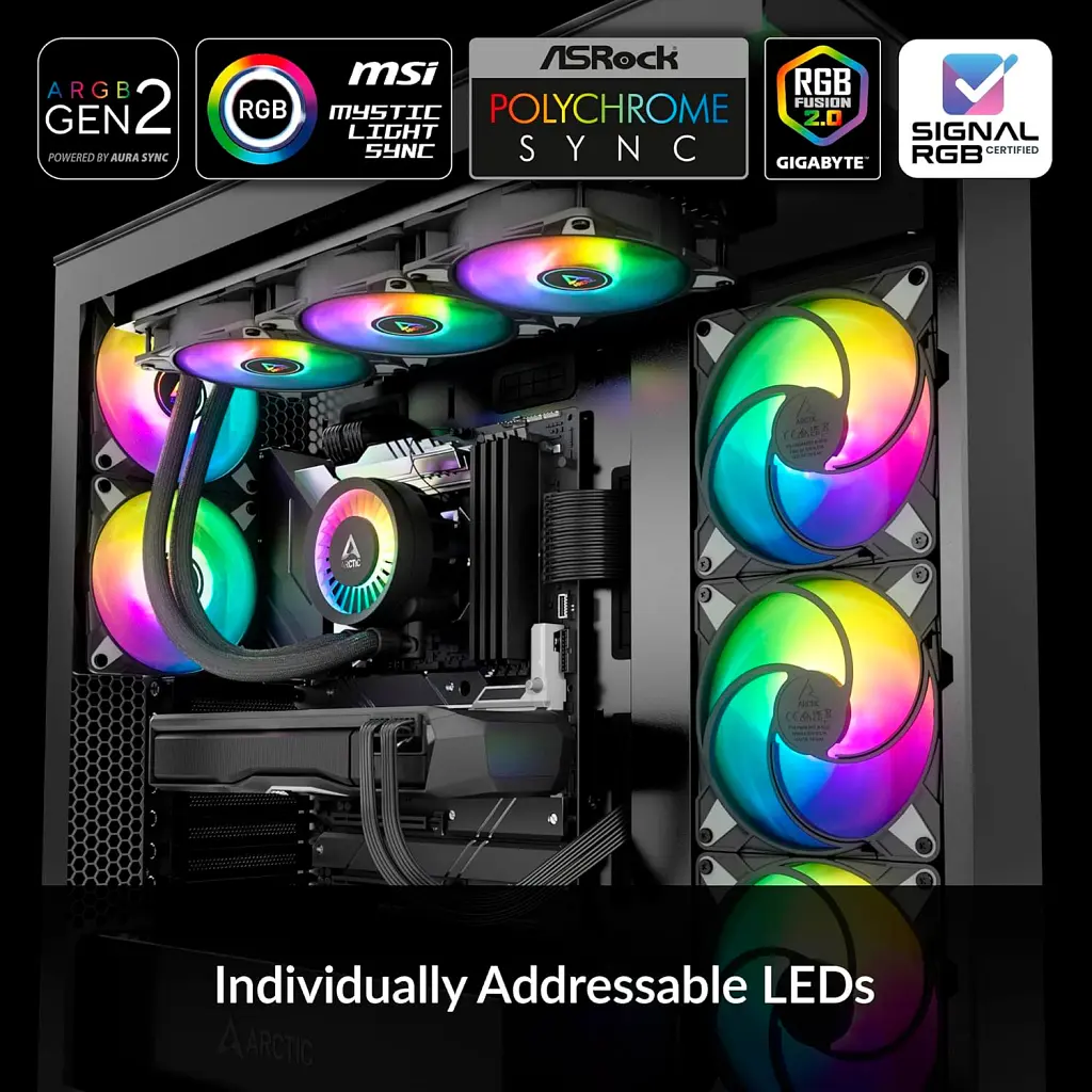 Система рідинного охолодження Arctic Liquid Freezer III Pro 360 A-RGB (ACFRE00184A) - фото 7