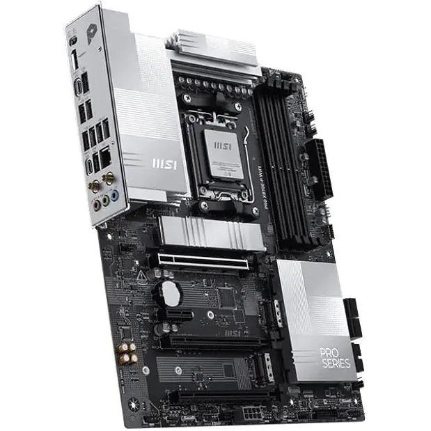 Материнська плата MSI PRO X870E-P WIFI sAM5 X870E 4xDDR5 M.2 HDMI WiFi BT ATX - фото 3