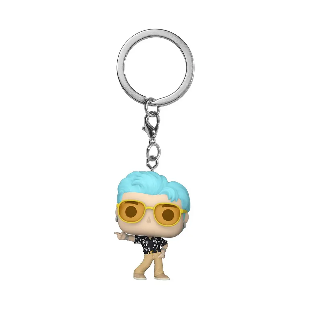 Фигурка - брелок Funko Pop Фанко Поп BTS RM (Dynamite) БТС Ким 4см BTS Key RM106 - фото 2