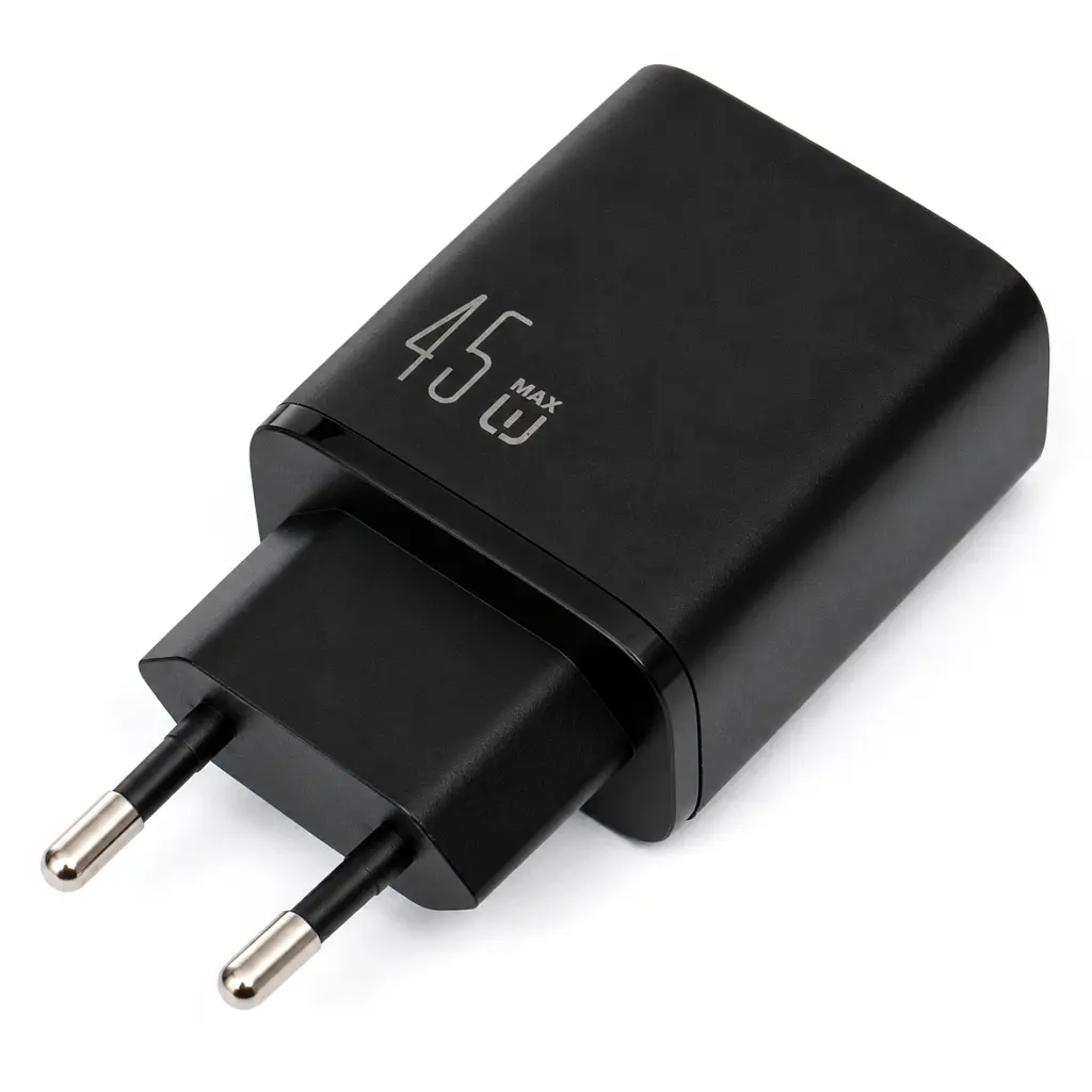 Зарядний пристрій Vinga 2xUSB-C + USB-A Display 45W (VCR45ACCDB) - фото 8