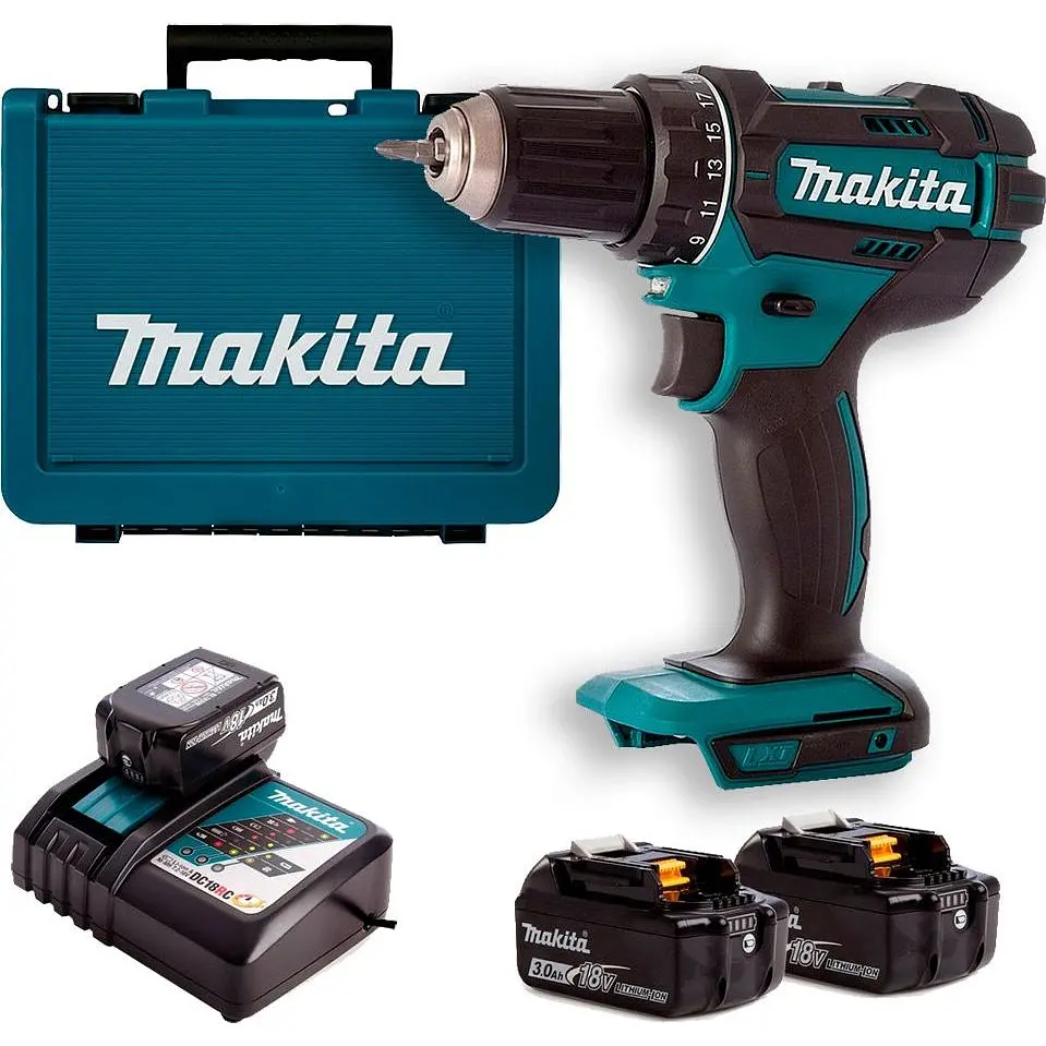 Дриль-шуруповерт Makita DDF482RFE3 18V 3x3Ah [89335] - фото 7