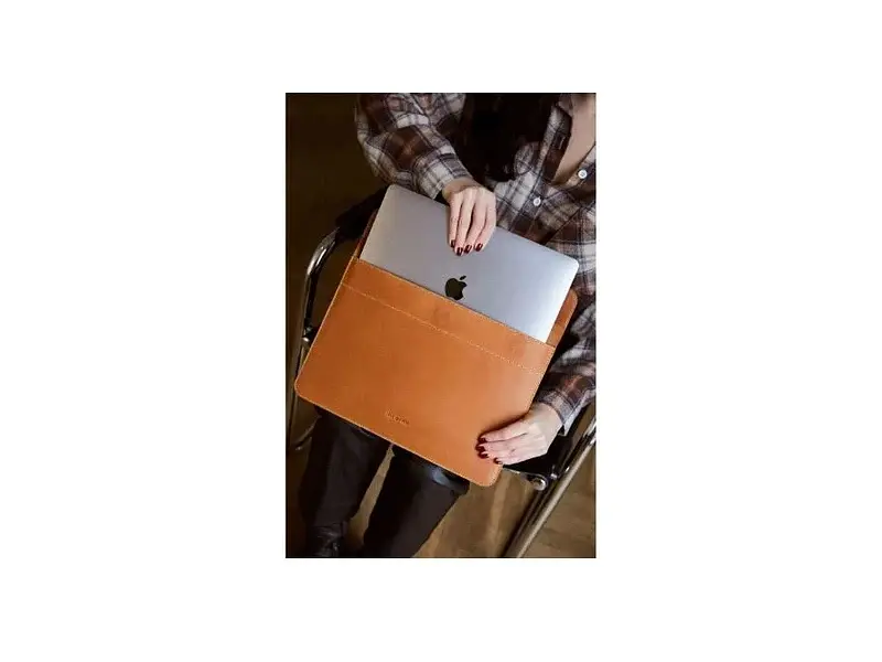 Чохол для ноутбука InCarne Klouz MacBook Pro 13 2016-2025 (вінтажний) коньяк (klouz-cognac-vintage-pro-13) - фото 6