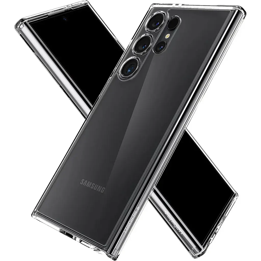 Чехол Spigen Ultra Hybrid Case для Samsung Galaxy S24 Ultra Crystal Clear (ACS07292) [100235] - фото 9