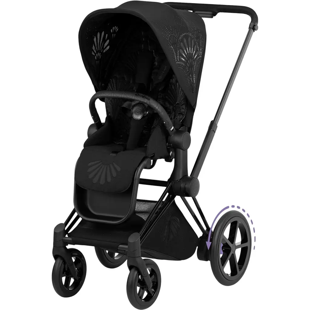 Коляска з електродвигуном Cybex e-Priam La Parisienne чорна (521004449) - фото 2