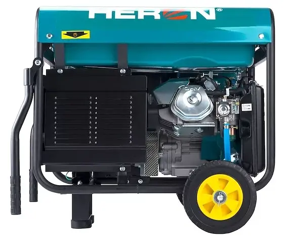 Генератор газо-бензиновий Heron LPG+NG 5,5 кВт-400В, 2х2,0 кВт-230В (8896319) - фото 4