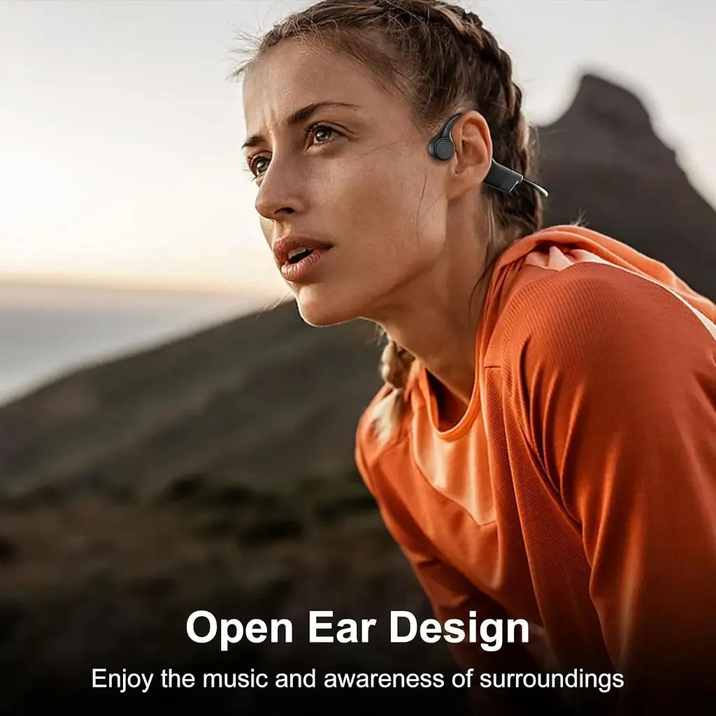 Бездротові навушники Hanmer Bone Conduction Bluetooth водонепроникні - фото 2
