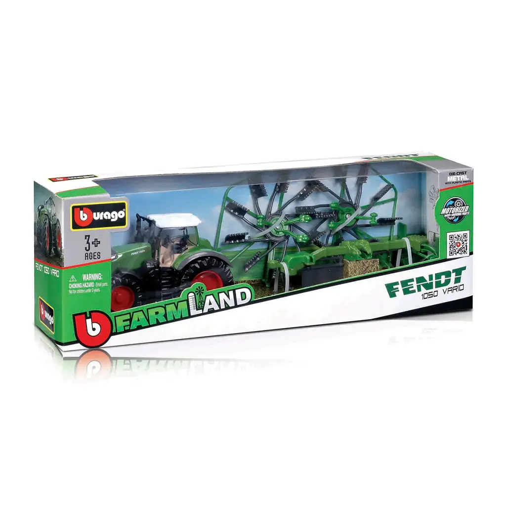 Спецтехніка Bburago Трактор Fendt 1050 Vario 10 см (18-31665) - фото 8